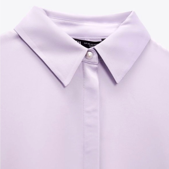 Zara satin effect blouse XS - Picture 2 of 4